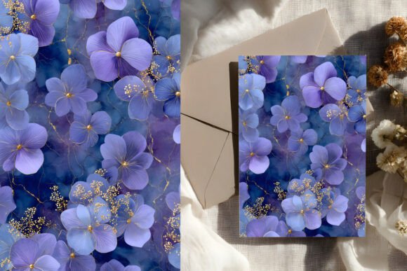 Download Purple Floral Botanical Poster - Purple floral Collection