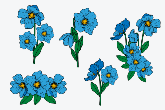 Download Himalayan Poppy Flower Illustration SVG - Poppy flower illustration Collection