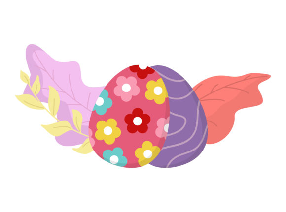 Download Easter Egg Flower &amp; Purple Floral Vector - Purple floral Collection